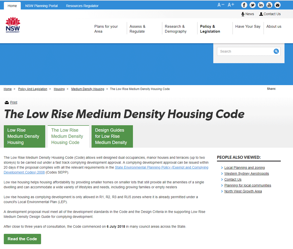 NSW-Low-Rise-Medium-Density-Housing-Code-Partial-Moratorium-Extended-PPLAN-Town-Planners